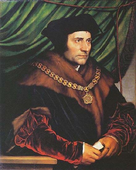Hans holbein the younger Portrait of Sir Thomas More, china oil painting image